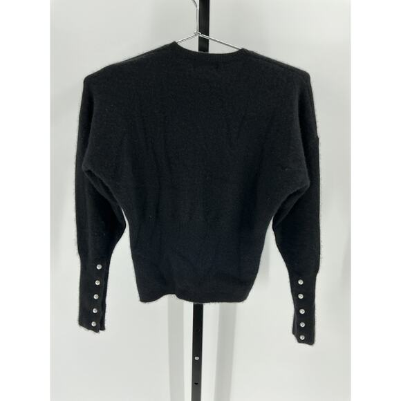 27 Miles Malibu 'Analia' Black Cashmere Cardigan Size XS - Picture 3 of 4